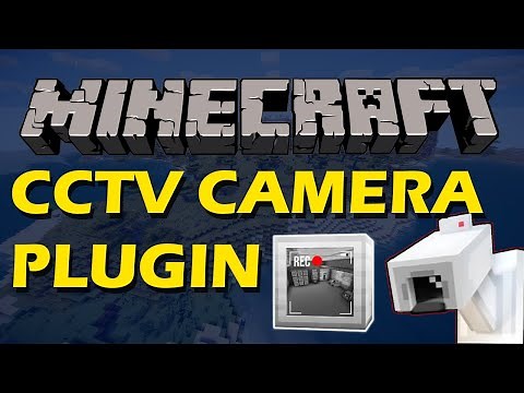 CCTV cameras in Minecraft with Security Camera Plugin