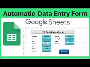 Automatic Data Entry Form in Google Sheet | Google Sheets | Elesson Info