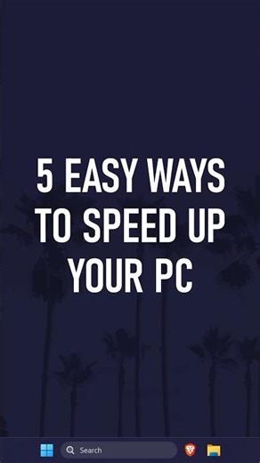 5 EASY Ways to SPEED UP Your PC