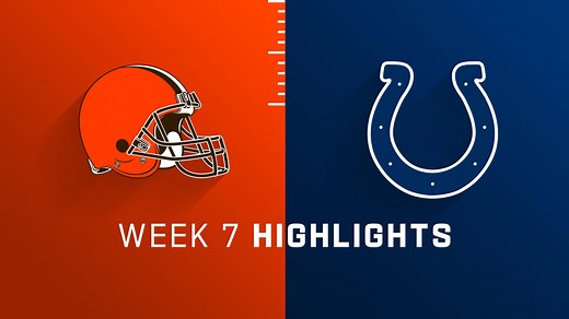 Browns vs. Colts highlights | Week 7