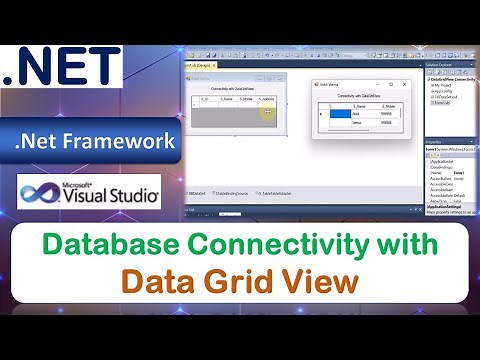 Database Connectivity with Data Grid View | ADO.NET | VB.NET