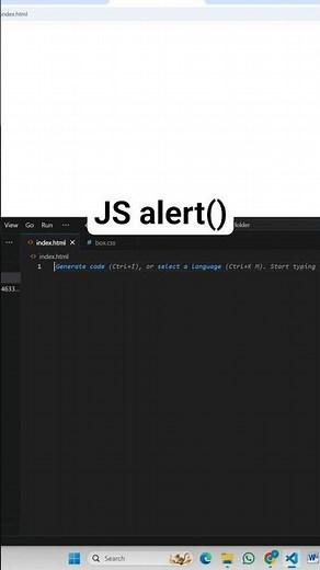 JavaScript Alert() – Show Messages to Users