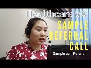 Healthcare Virtual Assistant Sample Call 2