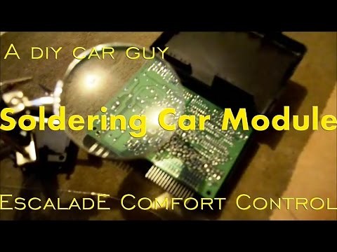 Body Control Module Repair for Cheap or Free - Escalade - Circuit Board Soldering - BCM
