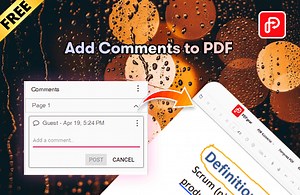 How to Add Comments to a PDF for Free