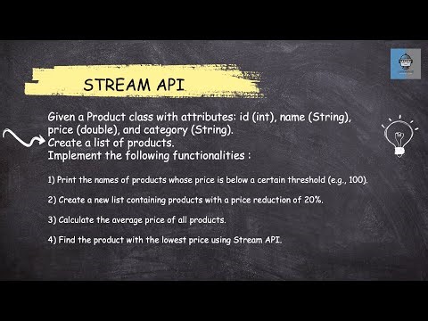Java 8 Stream API - 45 Implement filter, reduction, average, min in a program || Most Asked