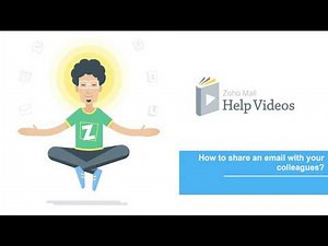 How to share an email with your colleagues - Zoho Mail