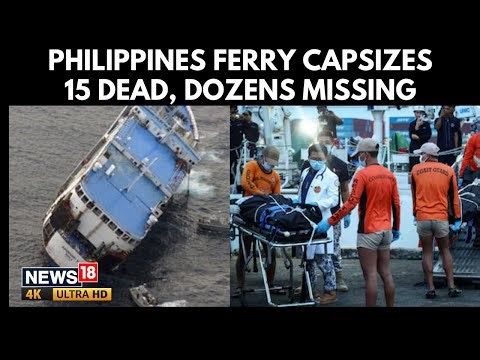 Philippines Ferry Sinks | Boat Capsized With Over 300 Onboard | At Least 15 Dead, 28 Missing | 4K