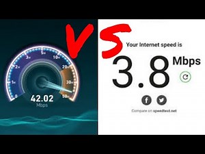Speed test VS fast.com | Internet speed test | fast.com