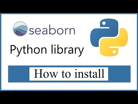 How to install SeaBorn Python library