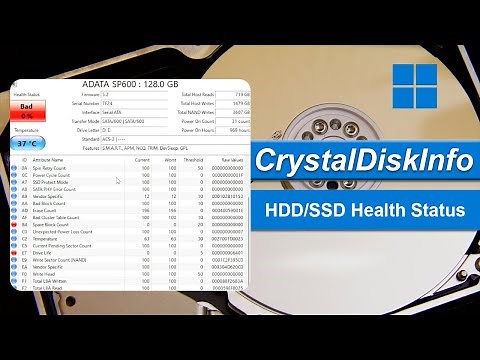 CrystalDiskInfo - How To Check Disk Health