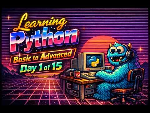 Coding Jam: Learning Python: Basic to Advanced (Day-1 of 15)