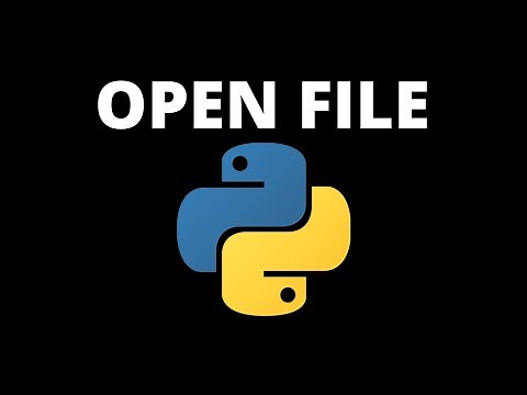 How to Open and Close a File with a Program in Python | Python Tutorial