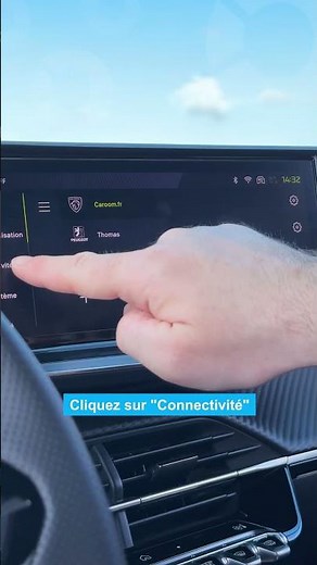 Comment connecter son android 📲 #peugeot #electric #208 #android #caroom #auto