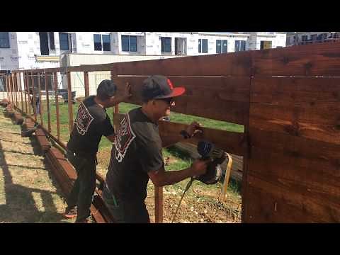 Horizontal-Fence Installation Guide - DFW Fence Contractor