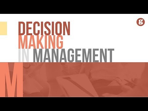 Decision Making in Management