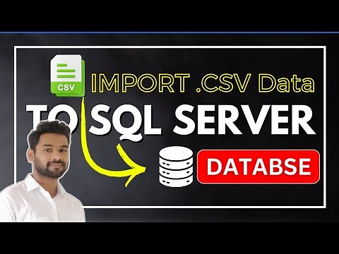 Complete Guide For Import #CSV File To #SqlServer Database (Step-By-Step Along With #ERROR ,SOLUTION