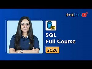 SQL Full Course 2026 | SQL Tutorial For Beginners | SQL Data Manipulation Tutorial | Simplilearn