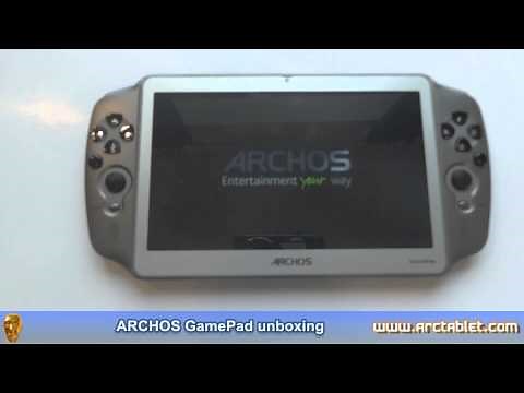 ARCHOS GamePad Android portable console unboxing