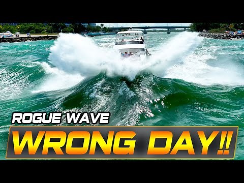 BOATS IN WAVES YOU WON'T BELIEVE! HAULOVER INLET WORST MOMENTS ! BOAT ZONE