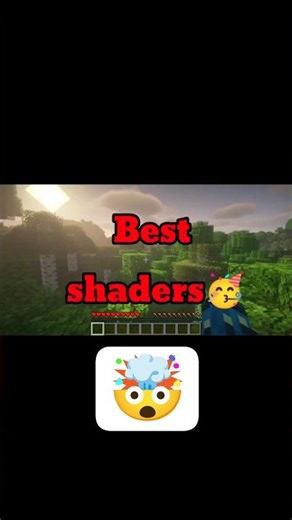 BEST SHADERS 🤯🤐FOR MINECRAFT #minecraft #java #bedrock #shaders #shorts