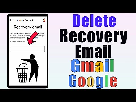 How to Delete Recovery Email in Gmail || Remove Recovery Email from Google