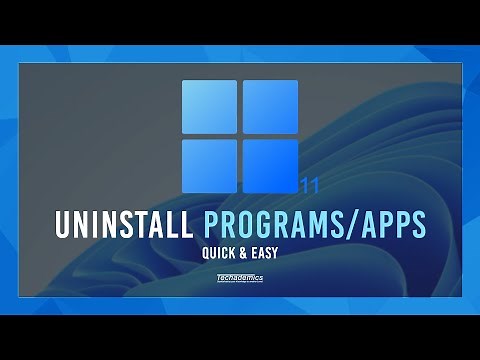 How To Uninstall Programs On Windows 11 - (Quick & Easy)