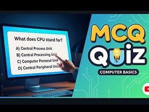 Basic Computer Quiz | Multiple Choice Questions & Answers 💻 | Computer Knowledge Test
