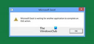 Microsoft Excel attend qu'une autre application termine une action OLE