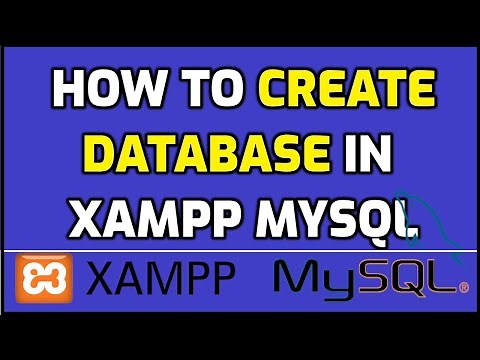 How to create database in XAMPP MySQL/ MariaDB (2020)