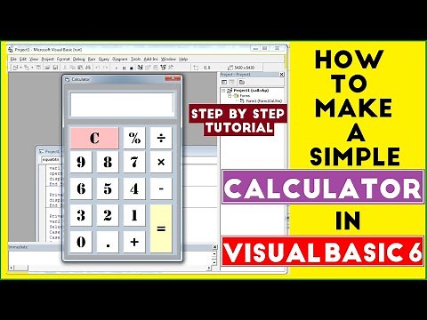 How to make a simple calculator in visual basic 6.0 | Calculator in visual basic -complete tutorial