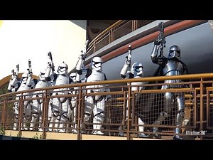 [4K] March of the First Order at Disneyland - Stormtroopers - Star Wars