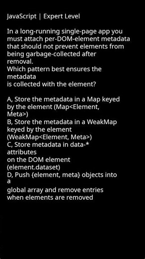 DOM Elements and Metadata Storage Options #coders #appbuilding #developer