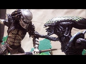Alien vs. Predator an epic battle stop motion