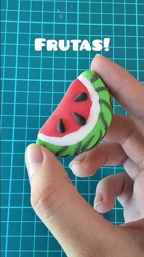 🍓 Ideas con Foami Moldeable (Parte 2) | Frutas Fáciles y Coloridas 🍊🍉#foamimoldeable #diy #foami