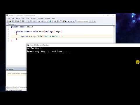 Using TextPad for compiling and running Java