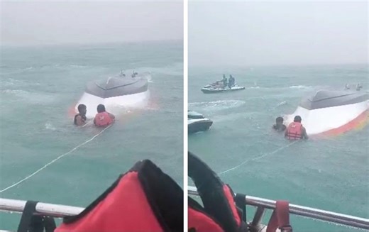 Boat capsizes in Langkawi, eight injured
