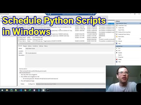 Schedule Python Scripts in Windows