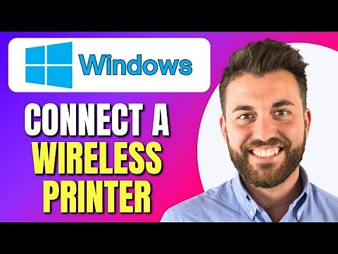 How to Connect a Wireless Printer to Windows 10 & 11 | Wireless Printer Setup Windows | Easy Guide