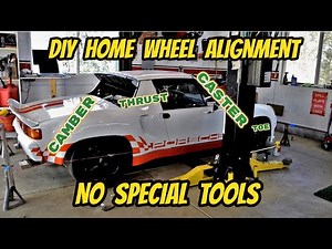 DIY Car Alignment with No Special Tools CAMBER CASTER TOE and THRUST