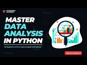 Data Analysis with Python – Complete Beginner to Advanced Guide (2025) #dataanalysis #datascience