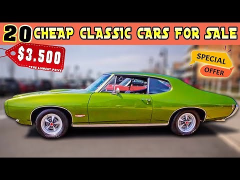 20 Best Classic Cars for Sale by Owners! Great Prices!!