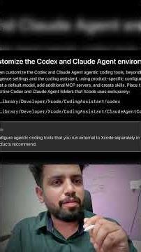 How to customise claude agent in Xcode environment #xcode #claudeagent #ios #fyp #aiforbeginners