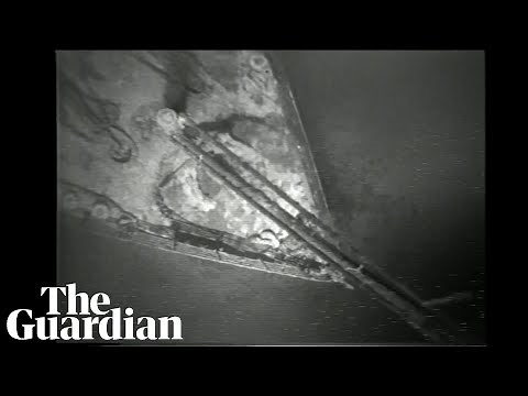 Rare footage of first sight of Titanic wreck released