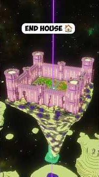 Minecraft Ultimate End House Tutorial 🏡 How to Build #minecraft
