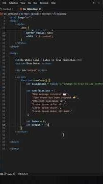 Do While Loop Example #coding #javascript #tutorial #learnjavascript #loop