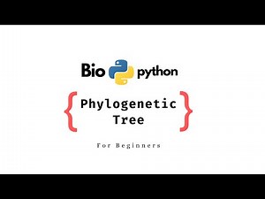 Drawing a Phylogenetic Tree using PYTHON | Biopython tutorial | Bioinformatics