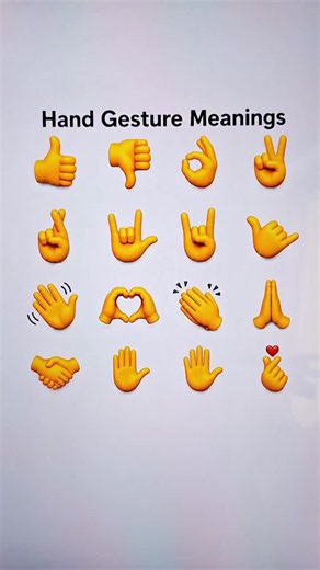 Hand Gesture Meanings 🔥📖 . . #English #education #vocabulary #fbreels