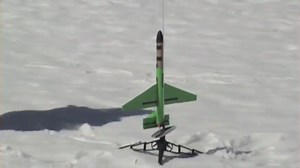 RC Rocket-Powered Plane