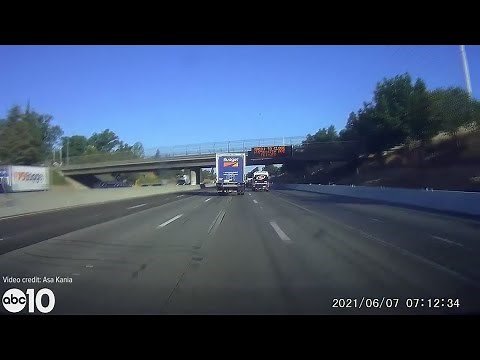 Dashcam video shows moment leading up to Hwy. 50 crash